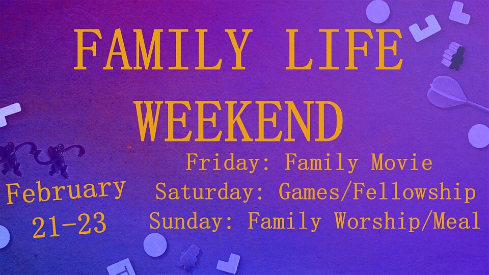 3rd promo family life weekend 1 17 25 pptx