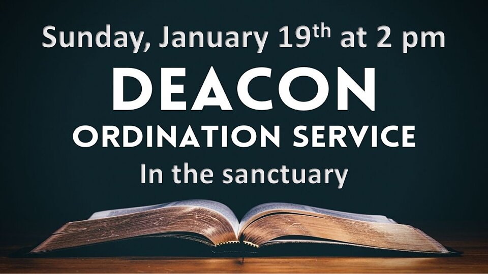 deacon ordination service 1 19 25