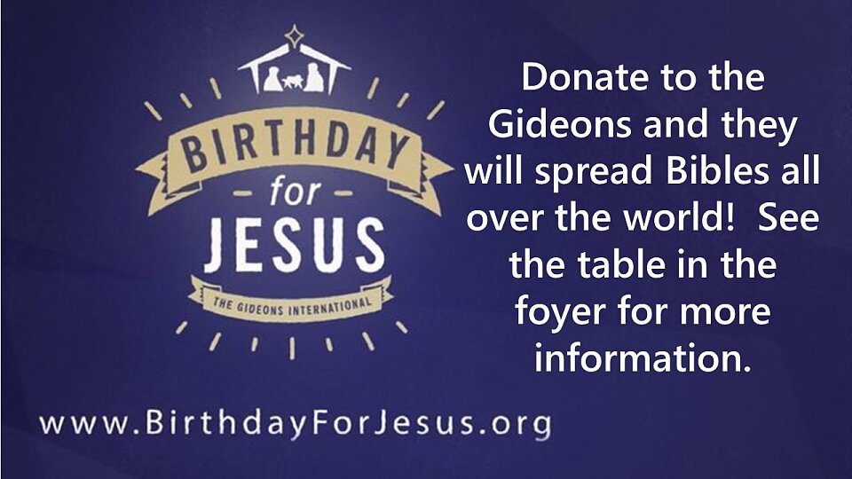 gideon birthday for jesus 1