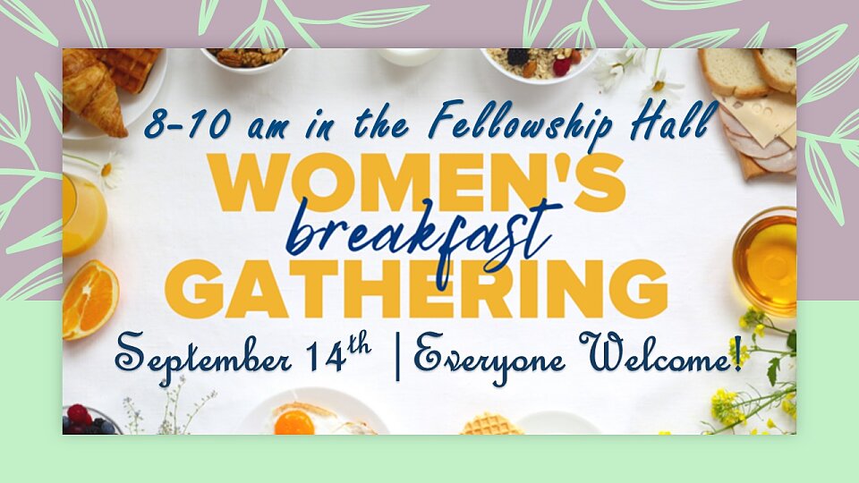 ladies breakfast gathering sept 14 2024