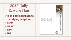 2025 Daily SOLO Reading Plan